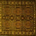 thumbnail image 1 of Ahgly Company Machine Washable Indoor Square Southwestern Yellow Country Area Rugs, 8' Square, 1 of 4