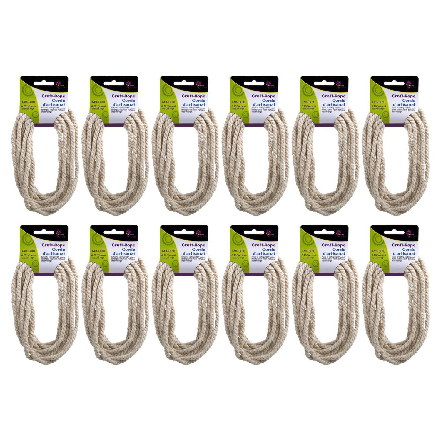 Time 4 Crafts 6mm Craft Cotton Rope Set