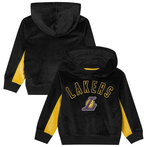Preschool Outerstuff  Black Los Angeles Lakers Velour Hoodie