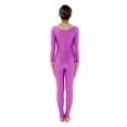 thumbnail image 3 of Traje de spandex de las mujeres BLESIY Gimnasio Deportivo Transpirable Morado m, 3 of 6