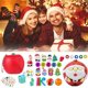 thumbnail image 5 of Juego De Juguetes De Burbujas De Empuje De Navidad, Juguete Sensorial, Juguetes Para Aliviar La Ansiedad Y El Estrés, Llavero, Juguetes De Descompresión Para Niños Y Adultos Kearding AP007025-01, 5 of 6