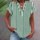 thumbnail image 1 of mfyjkho Tops Casuales Para Mujer, Camiseta Informal De Manga Corta Con Botones Y Cuello En V Para Mujer Tops Para Hacer Ejercicio Para Mujer Xxxxl, 1 of 5