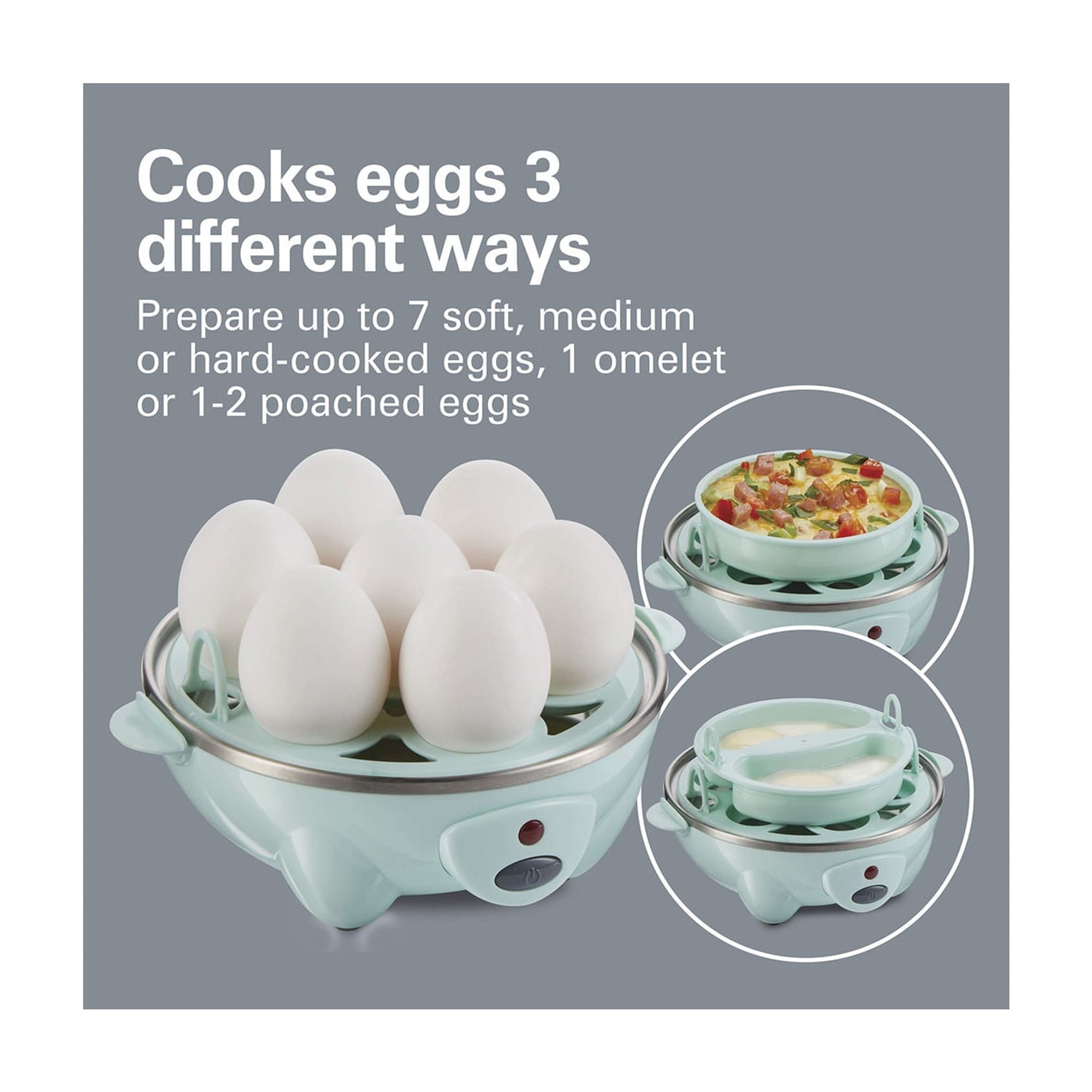 Hamilton Beach 3-in-1 Electric Egg Cooker (Pack of 8)