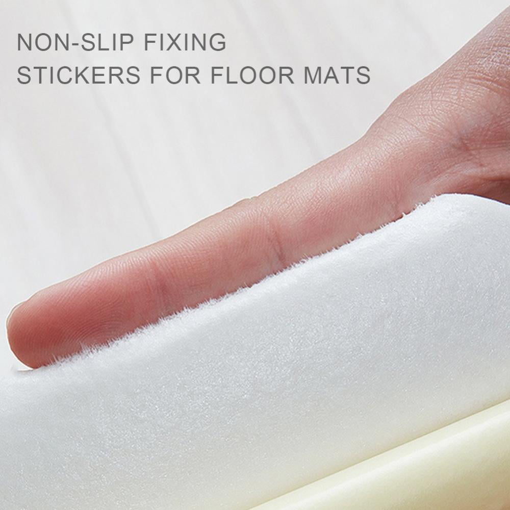 Roofei Rug Grippers, Non Slip Rug Gripper ,Non Slip Rug Pads for Hard Floor,  Vacuum Tech Anti Curling Pads Stickers for Carpet,8PCS 