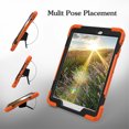 thumbnail image 4 of XYX Case for Samsung Galaxy Tab S2 9.7 inch SM-T810/SM-T815 with 360 Degree Rotating, Hand Strap, Shoulder Strap, Orange, 4 of 7
