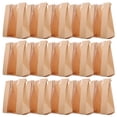 thumbnail image 3 of 50pcs Kraft Paper Bags Bake Bread Bags Toast Storage Pouches Bread Wrapping Bags, 3 of 7