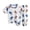 Blue, variant on Children Girl Pajamas Set Soft Comfy Sleepwear Pajamas(2-3 Years,Red)