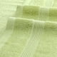 thumbnail image 2 of Toallas de baño suaves REGALWOVEN, juego de 2 toallas de baño de rayas ultra absorbentes para baño, color verde 28" x 56", 2 of 8