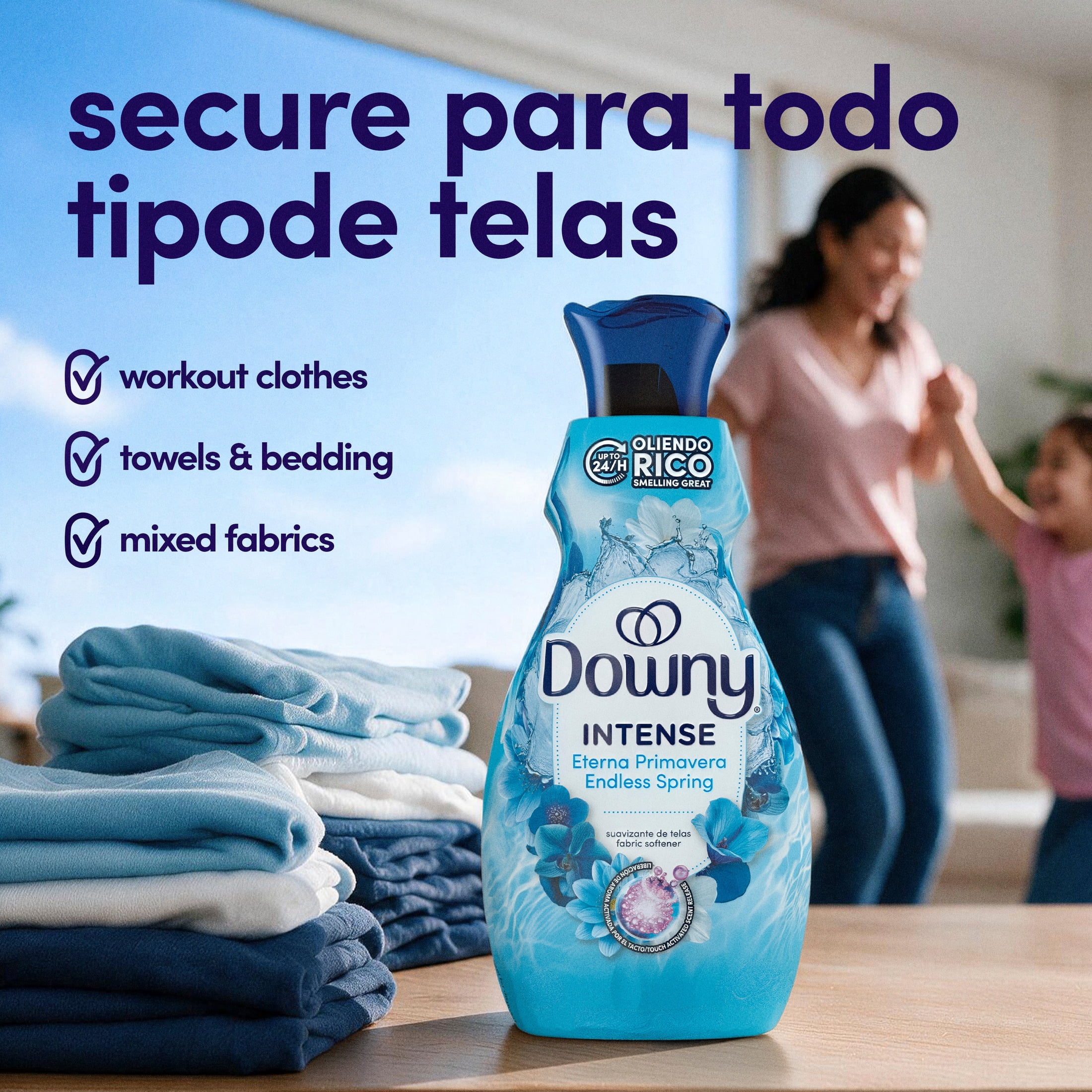Downy Intense Fabric Softener, Endless Spring, 77 fl oz, 105 Loads