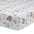 thumbnail image 4 of Lambs & Ivy Painted Forest 4-Piece Crib Bedding Set - Gray, Beige, White, 4 of 4
