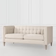 thumbnail image 4 of James 74" Modern Tuxedo Sofa Sky Neutral Beige Polyester, 4 of 6