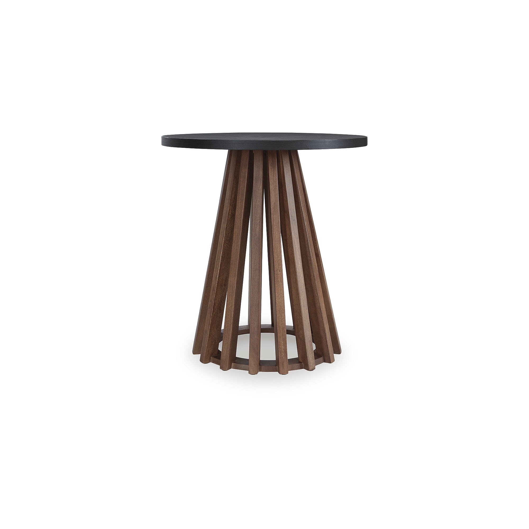Signature Design by Ashley Kallari End Table, Warm Brown & Black