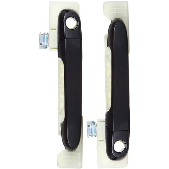 CCIYU Door Handles Exterior Front Driver Passenger Side Replacement fit for 2006-2011 for Hyundai Accent Black(2pcs)