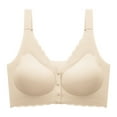 thumbnail image 3 of Censtreet Seamless Front Close Bras for Women Post Surgery Full Coverage Moisture Wicking Comfort Supportive Convenient Bralettes, 3 of 4