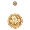 thumbnail image 1 of Hanging Fairy LEDs String Lights Curtain Lamp Constant Bright Modes with Snowman Design IP44 Water Resistance 3 * AAA Cell Operated for Xmas Christmas Home Living Room Bedroom Party Daily Deco, 1 of 8