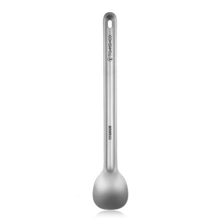 

TOMSHOO Ultralight Dinner Spoon for Camping and Backpacking
