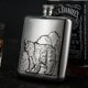 thumbnail image 1 of flasque Avec Entonnoir, Toutes Les 304 De Qualit Alimentaire Incurve En Acier Inoxydable Pocket Flasque Pour Liqueur - Livr Dans Une Bote Cadeau,, 1 of 5
