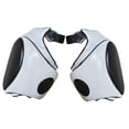 thumbnail image 3 of Almohadillas de EVA para muslos de Muay Thai, protectores de piernas para Kickboxing, equipo de protección Sanda Blanco Negro, 3 of 8