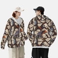 thumbnail image 4 of Kdxio Vector Butterflies Print Women Men Sun Protection UPF 50+ Jackets Zip Up Long Sleeve Hoodie Hiking Lightweight with Pockets, 4 of 7
