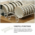 thumbnail image 3 of Bowl Plate Storage Rack Kitchen Sink Drain Metal Basket Tableware Supplies Drying Stand Household Cabinet Cupboard bow rack, 3 of 8