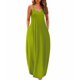 thumbnail image 1 of Vestido Wolddress 2025 para mujer, casual, sin mangas, talla grande, verde, 1 of 6