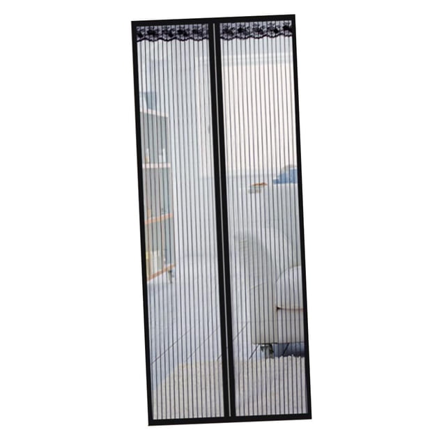 Malla De La Puerta De La Cortina Mágica - Pantalla Magnética Del Del Del De La Mosca De Las Manos Libres 90x210cm Baoblaze Cortina de puerta de pantalla