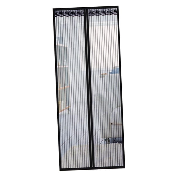 Malla De La Puerta De La Cortina Mágica - Pantalla Magnética Del Del Del De La Mosca De Las Manos Libres 85x210cm Baoblaze Cortina de puerta de pantalla