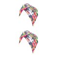 thumbnail image 3 of Guardurnaity Estilos bohemios Envolturas para la cabeza para mujeres Gorros de punto en forma de V Gorro plisado Skullcap Sombreros de moda Swirl Type7 NO7, 3 of 6