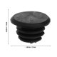 thumbnail image 4 of 20 tapones para manillar de 22 mm para bicicleta de carretera, montaña, BMX y MTB (negros), 4 of 7