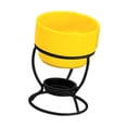 thumbnail image 6 of CUTICATE Tea Light Porcelain Melting Pot Chocolate Fondue Pot Anniversary Snack Appliances Butter Heater Ceramic Hot Pot yellow, 6 of 8