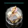 thumbnail image 2 of Dodecagon Transparent Acrylic Musical Box Counterclockwise Rotation Clockwork Musicbox Gold-Plating Music Movement for Friends Lovers Families Business Clients Christmas Birthday Gift Melody, 2 of 7