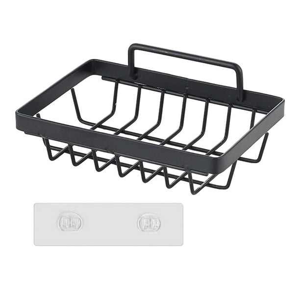 Estante de almacenamiento para ducha, organizador de baño de acero al carbono, estantes de ducha para champú y jabón, encimera de baño rústica