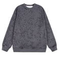 thumbnail image 2 of pstuiky Camisas para hombre de manga larga, Sudadera con capucha de cuello redondo y manga larga de color liso para hombre salir tops l, 2 of 4