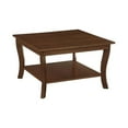 thumbnail image 2 of Convenience Concepts American Heritage Square Coffee Table in Espresso Wood, 2 of 5