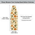 thumbnail image 5 of Kuiaobaty Hummingbird Ironing Board Cover Pumpkin Maple Leaf Iron Board Cover with Hook and Loop Fastener Strap Resists Scorching and Staining for Autumn Home Decor, 5 of 5