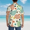 thumbnail image 6 of Daiia Racket and Tennis Ball Hawaiian Shirt for Men Gentle Cotton Regular Short Sleeve Casual-X-Large, 6 of 9