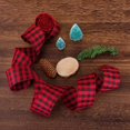 thumbnail image 4 of 1 volume Plaid Burlap Rustic Ribbon for Gifts & Crafts for Home Wedding Decorations(1.96 Inches ), 4 of 5