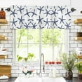 thumbnail image 3 of Starfish Valances for Windows Ocean Rod Pocket Curtain Valance Window Treatment Short Curtains for Kitchen Living Room, 42"x18", 3 of 5