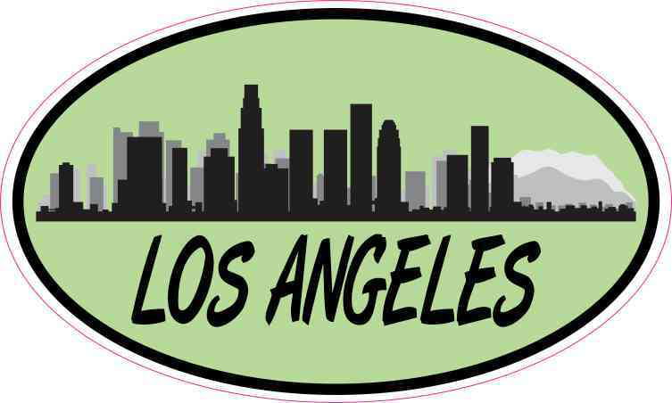 Los Angeles County Seal Car Bumper Sticker Decal 3'' or 5'' 