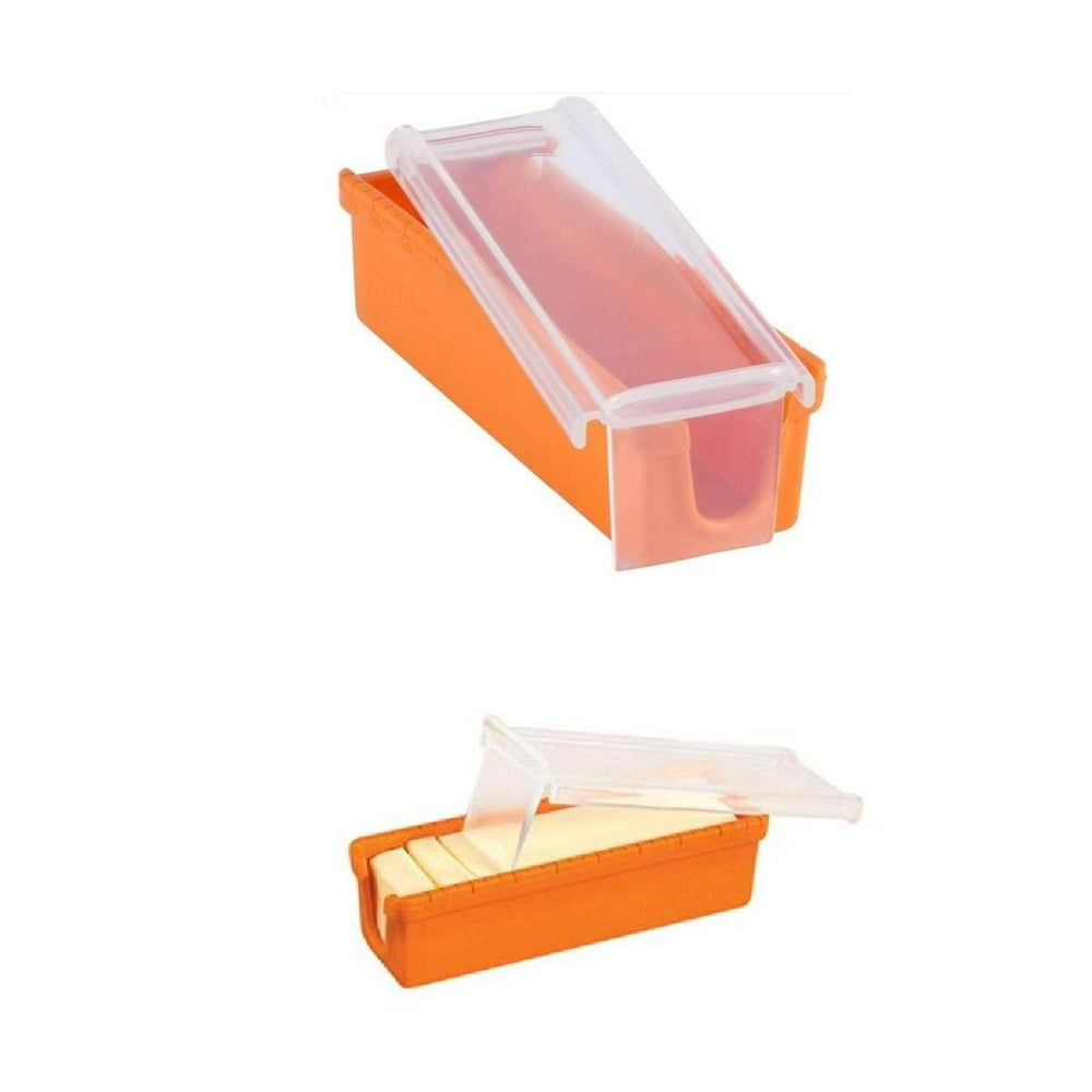 Silicone Butter Keeper Dish Container Slicer Cutter Measures Softens