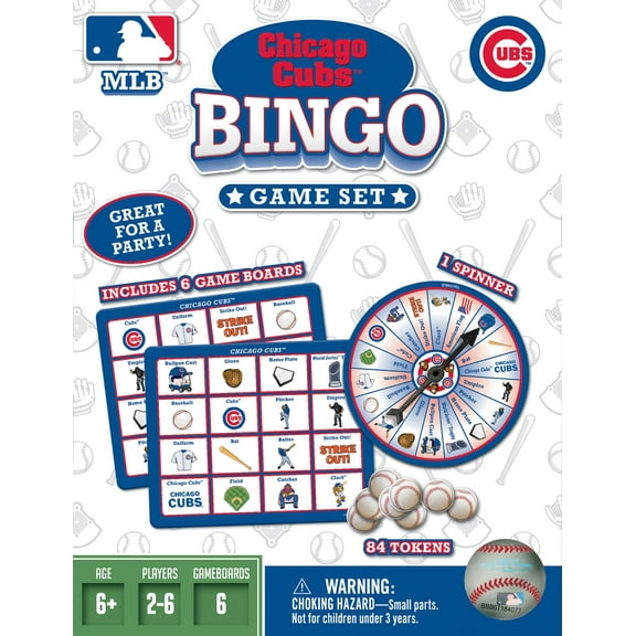 MasterPieces Officially Licensed MLB - Chicago Cubs Bingo Game