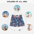 thumbnail image 6 of FORMRS Boys Swim Trunks Quick Dry Mesh Liner Boardshorts Sizes XS-XL, Pink Jellyfish, 6 of 7