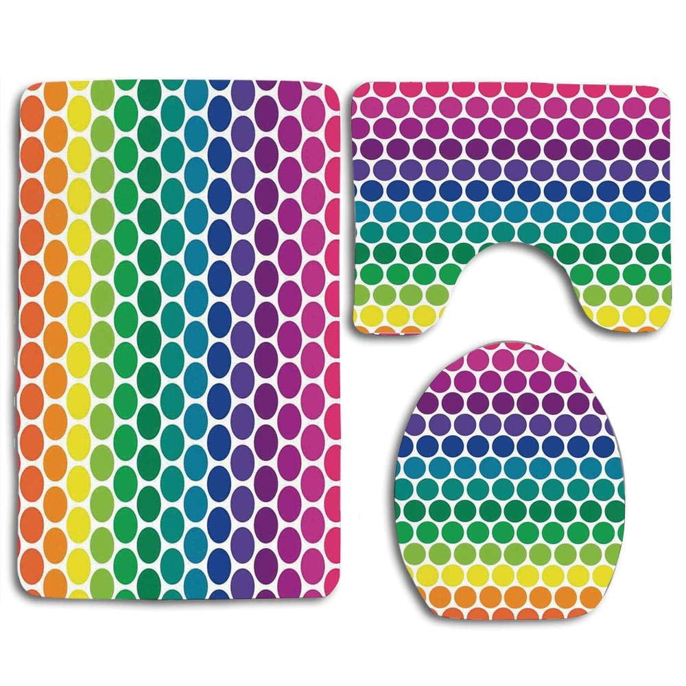 Pudmad Polka Dots Rainbow Colored Dots Big Circles Spots Kids Nursery