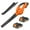 Orange, variant on Leaf Blower, 20V Cordless Leaf Blower with 2 X 2.0 Ah Battery & Charger, Electric Leaf Blower for Lawn Care, 2 Speed Mode, 320CFM 165MPH Battery Powered Leaf Blower for Patio, Garden Cleaning