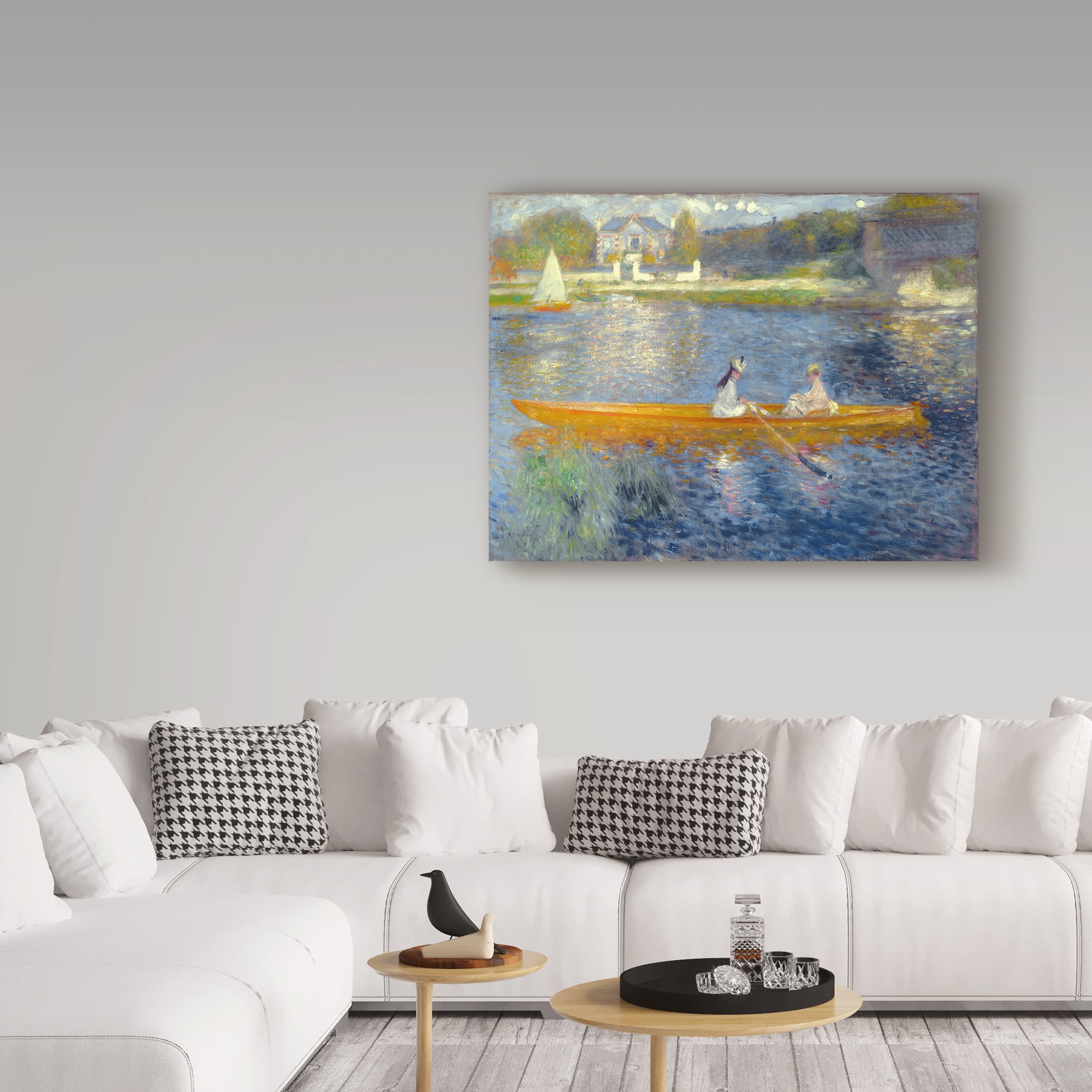 Trademark Fine Art 'The Skiff' Canvas Art by Pierre Auguste Renoir