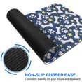 thumbnail image 6 of Long Mouse Pads for Desk,Paw Print Dog Bone Desk Mats on Top Of Desks, Desk Mouse Pad Extra Large with 3mm Non-Slip Base and Stitched Edge for Gaming,Office,Work,Home 31.5"x15.7", 6 of 6