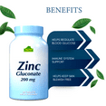 thumbnail image 5 of Zinc Gluconate 50 mg -  Immune System support & healthy skin - 100 tablets, 5 of 6