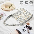 thumbnail image 2 of Artistic Floral Butterfly Canvas Tote – Colorful Bee and Flower Design for Spring, 2 of 5