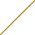 thumbnail image 2 of LoveBling 10K Yellow Gold Solid Diamond Cut Franco Chain Bracelet (2.8mm, 9"), 2 of 4