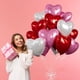 thumbnail image 4 of Globos Villorem 15 Pzs 18" Corazón de Papel Metálico para Fiesta de San Valentín, 4 of 7